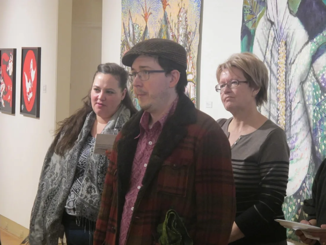 Installation view or artwork from Survival, Spirit, Dreams, Nightmares