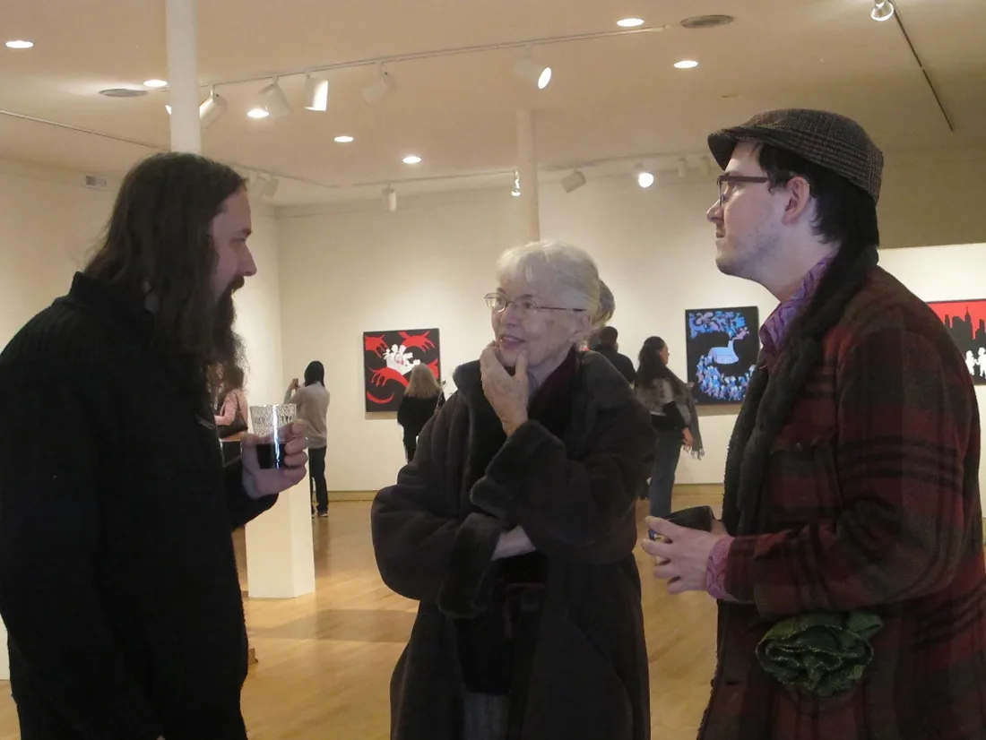Installation view or artwork from Survival, Spirit, Dreams, Nightmares