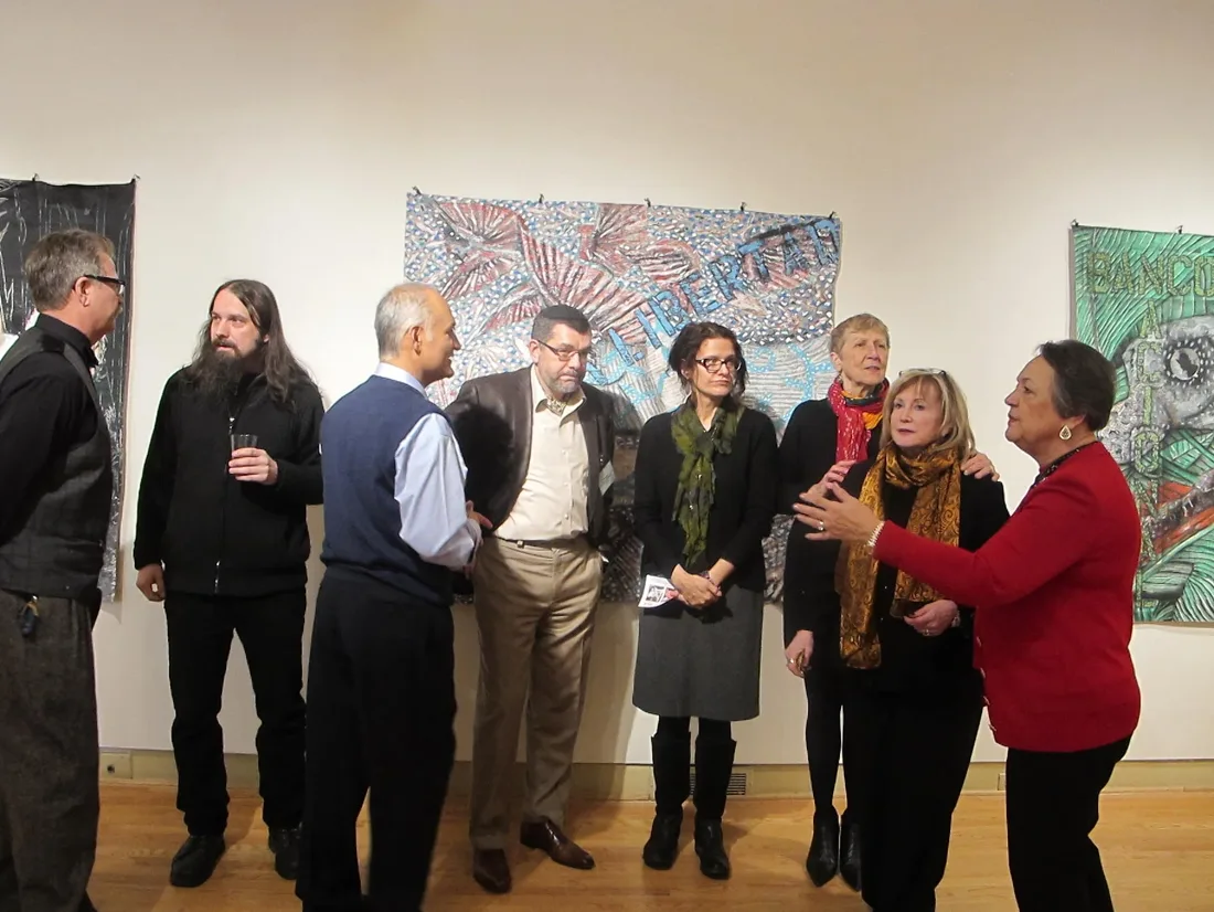 Installation view or artwork from Survival, Spirit, Dreams, Nightmares