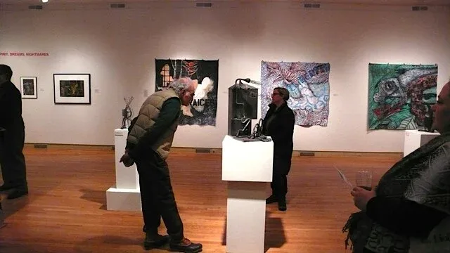 Installation view or artwork from Survival, Spirit, Dreams, Nightmares