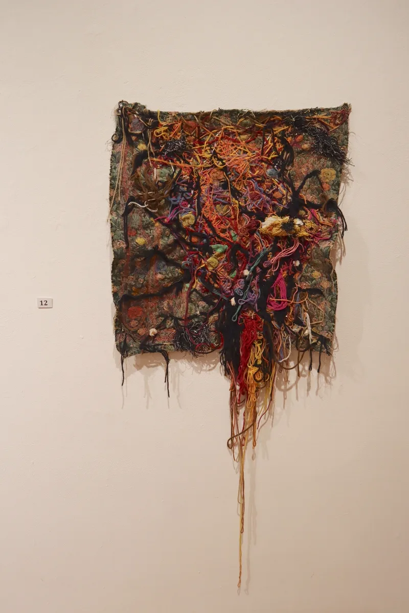 Installation view or artwork from Threads