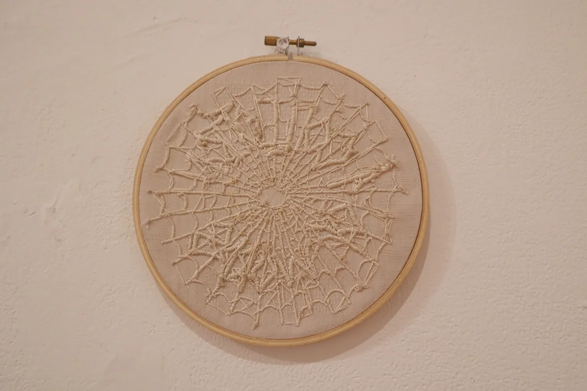 Installation view or artwork from Threads