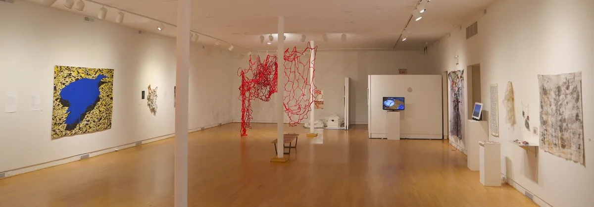 Installation view or artwork from Threads