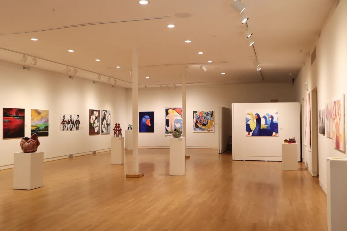 Installation view or artwork from Unbreakable