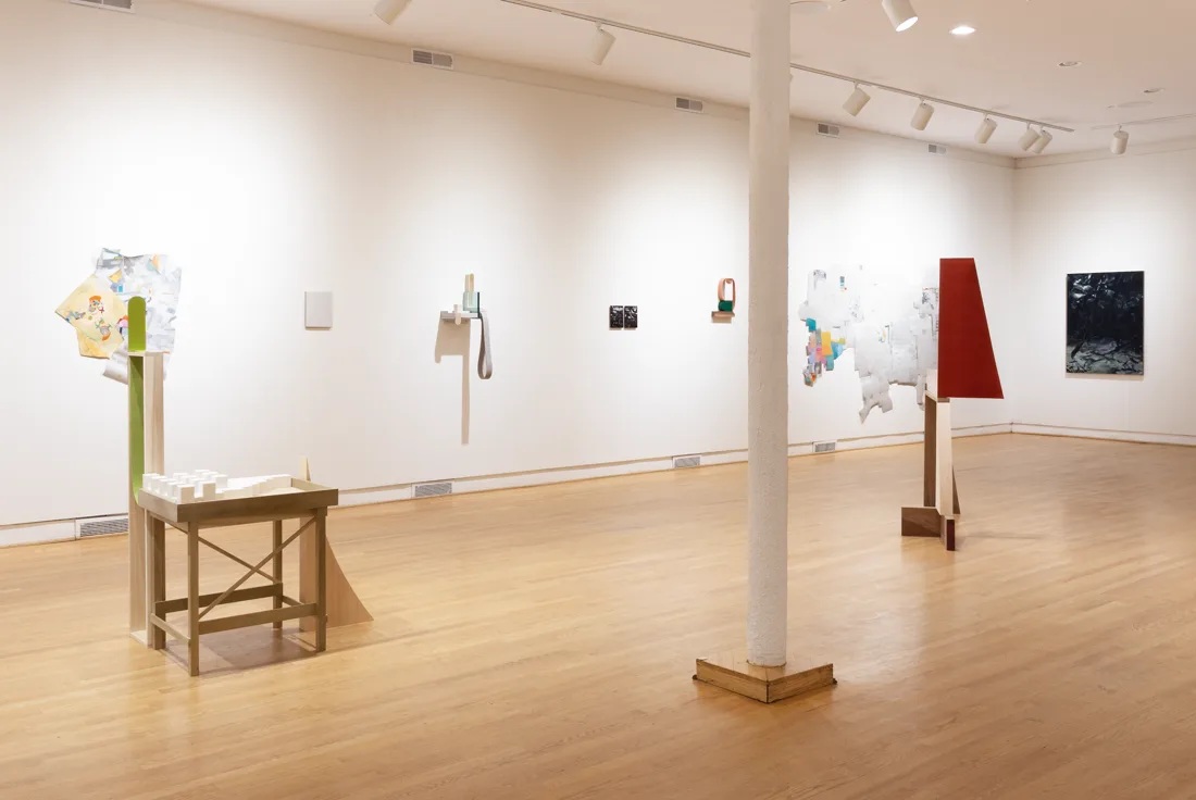 Installation view or artwork from Wanting It Both Ways