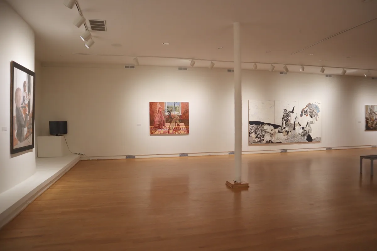 Installation view or artwork from Yulia Gasio: Donbas, Ukraine 2014 till the Present