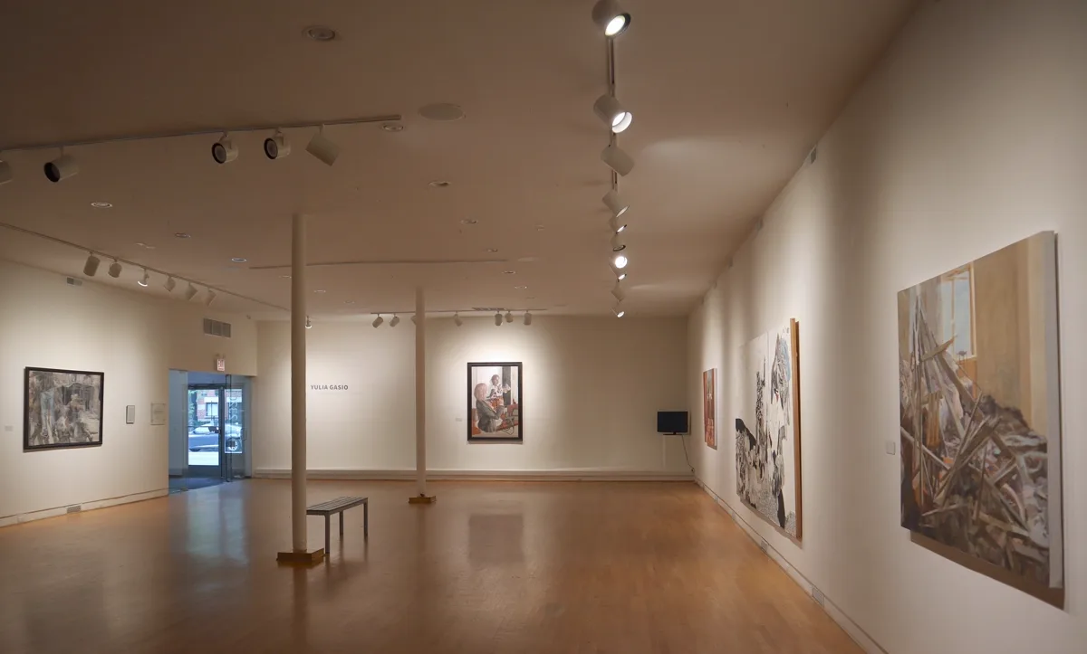 Installation view or artwork from Yulia Gasio: Donbas, Ukraine 2014 till the Present