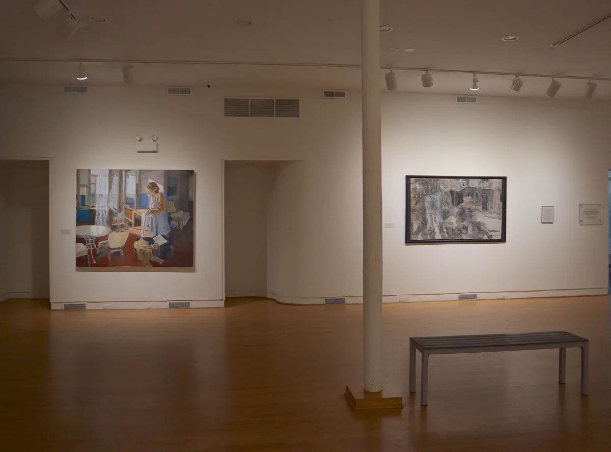 Installation view or artwork from Yulia Gasio: Donbas, Ukraine 2014 till the Present